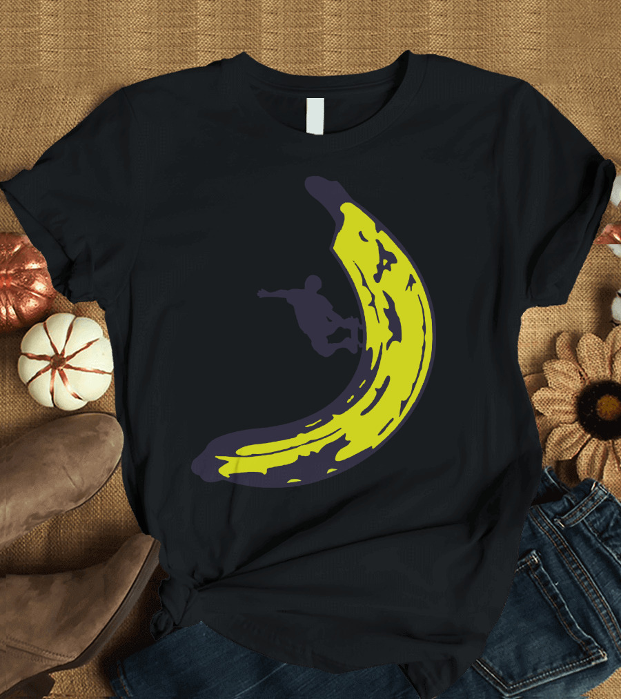 Banana Skateboard Trick T-Shirt