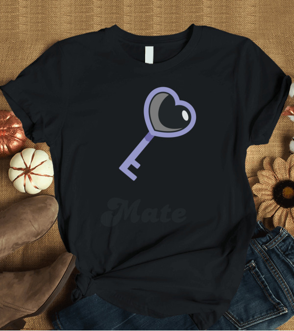 T-Shirt: Mate Heart Key T-Shirt Mate Heart Key T-Shirt