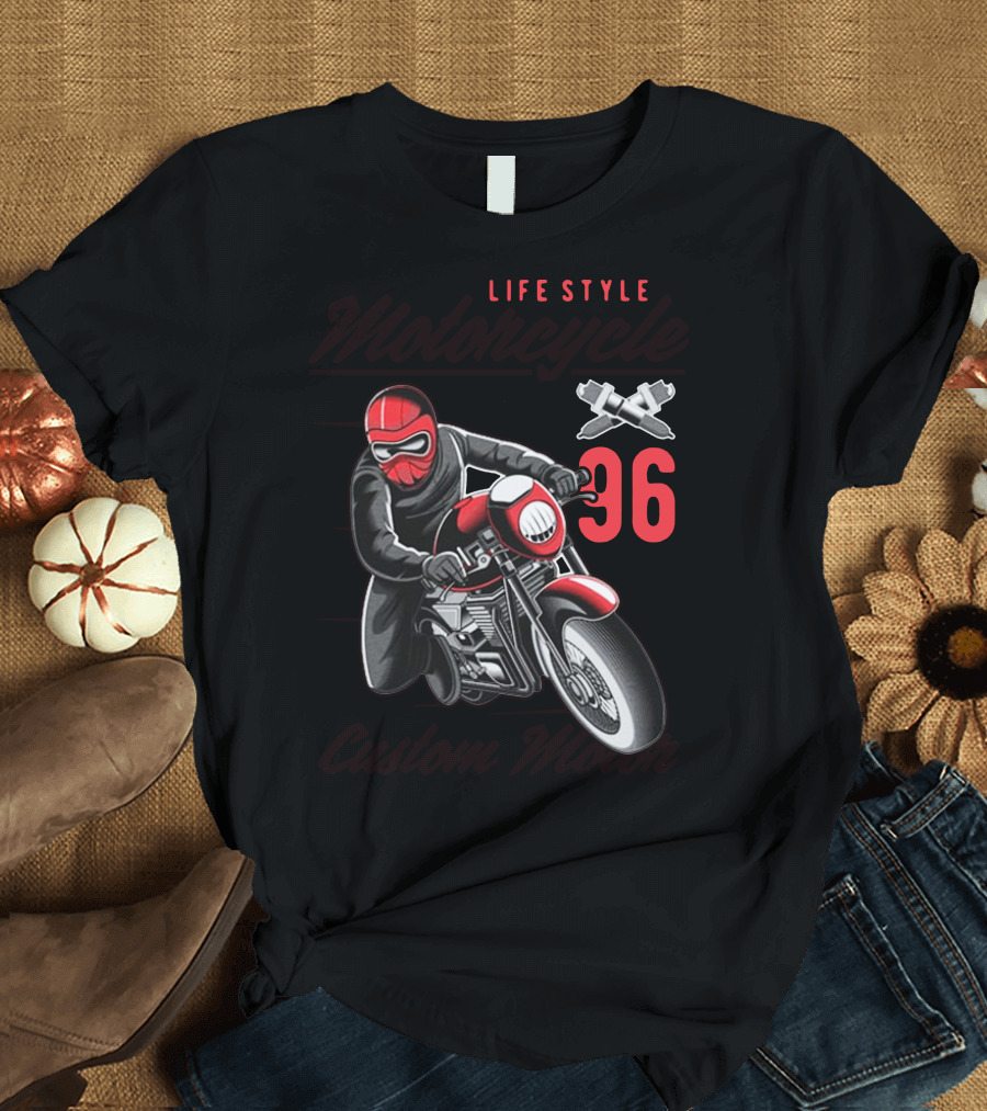 LIFE STYLE Motorcycle Custom 96 T-Shirt