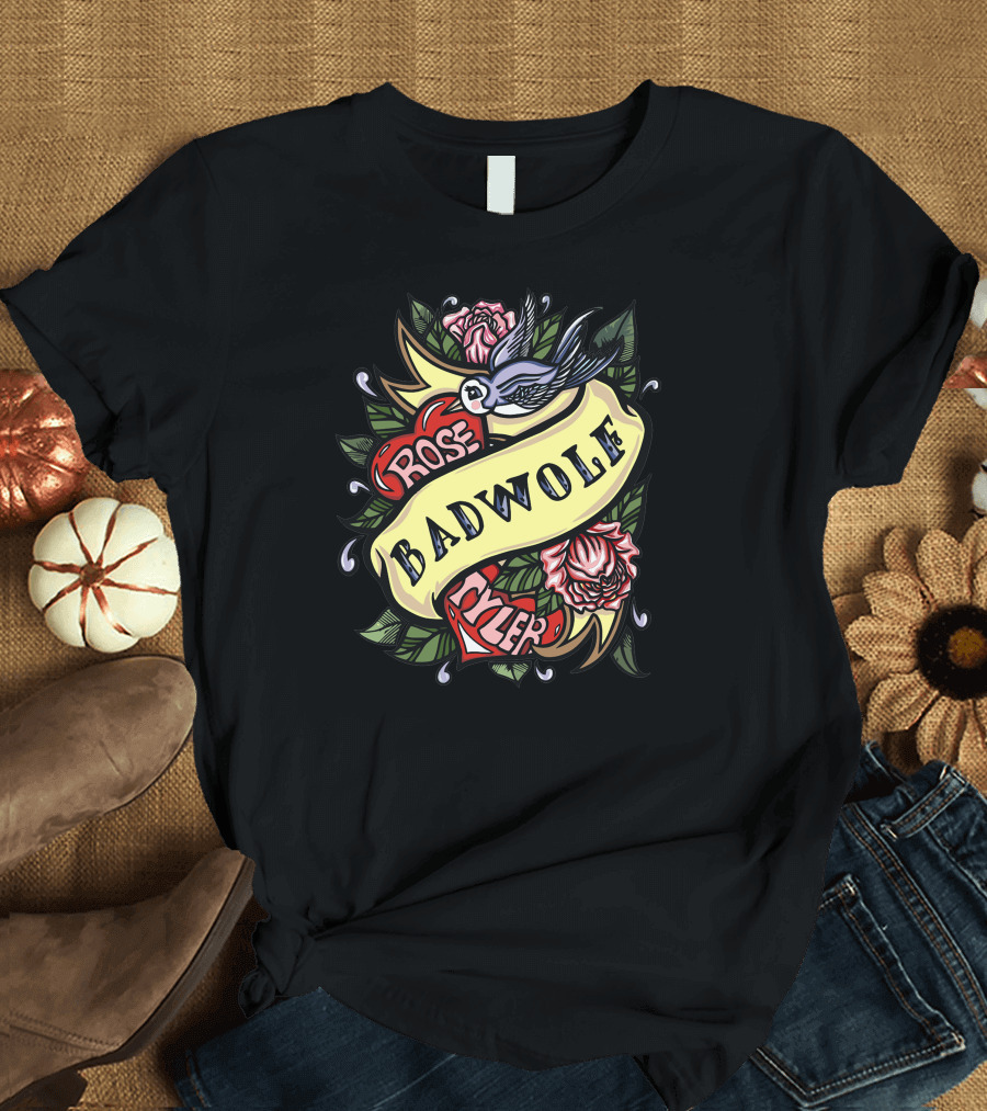 Rose Tyler Badwolf Tattoo T-Shirt