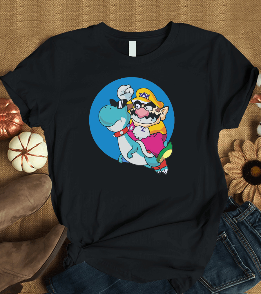 Boshi Wario Riding Character Crossover T-Shirt