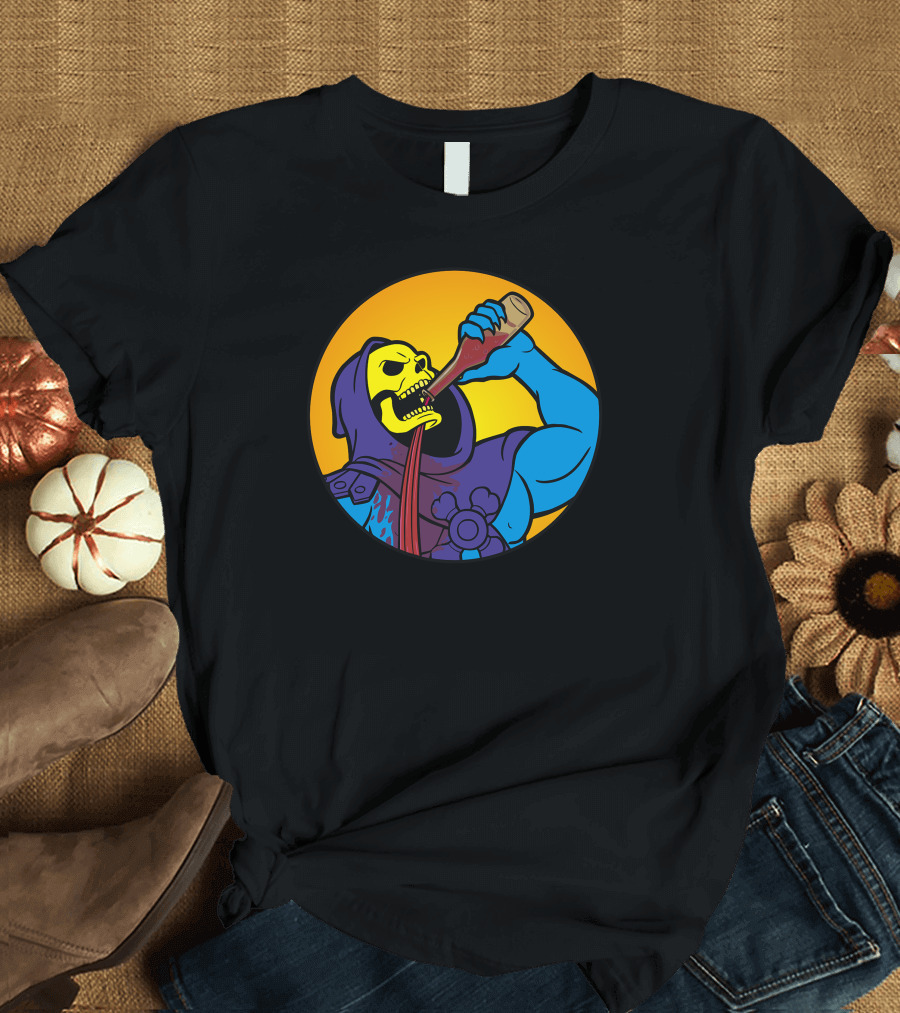 Skeletor Drinking Problems Masters of the Universe T-Shirt