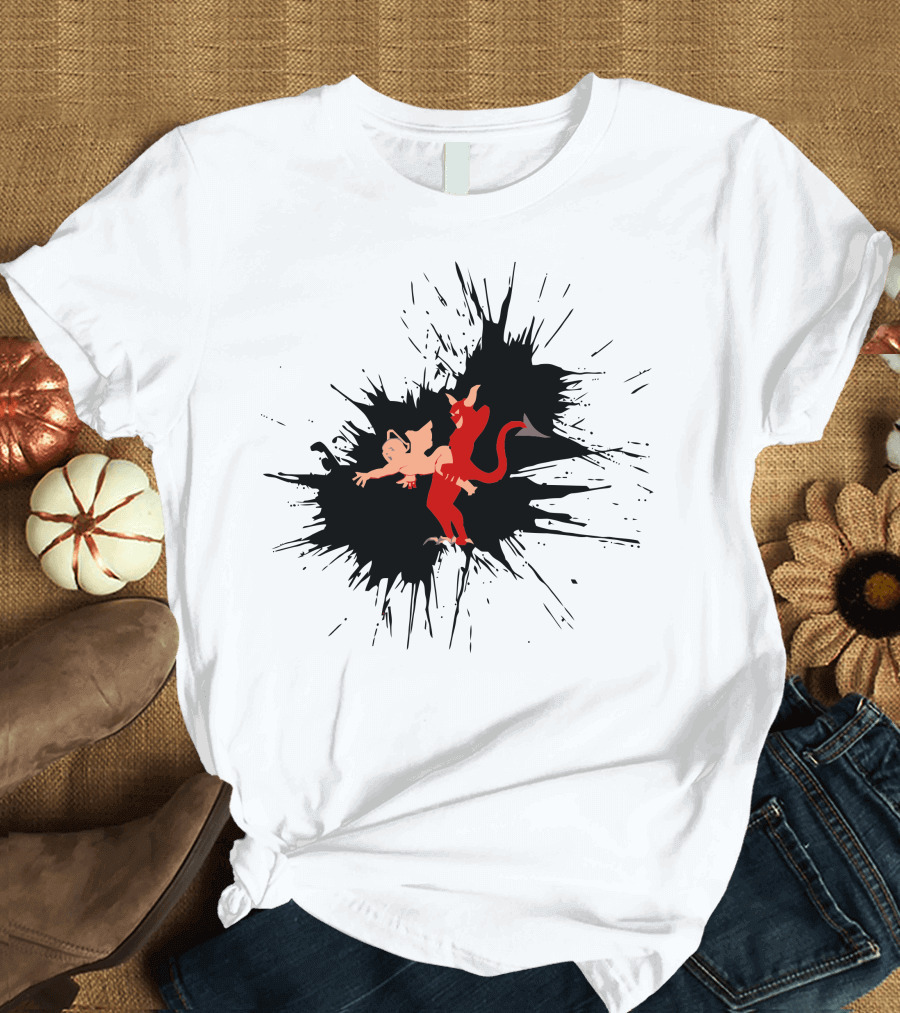 Paradox Cracktro Angel Vs Demon Impact T-Shirt