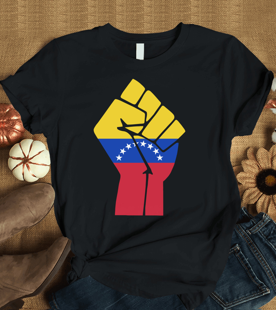 Venezuela Flag Fist T-Shirt