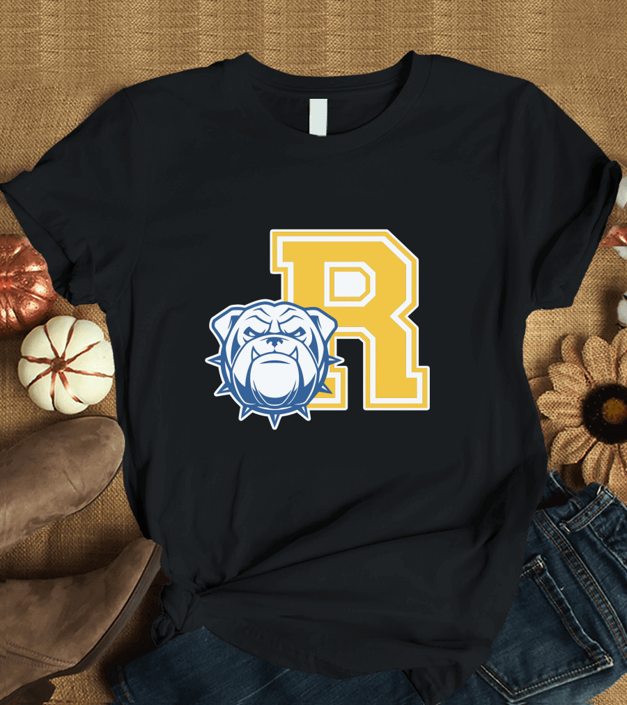 R High School Bulldog Mascot T-Shirt
