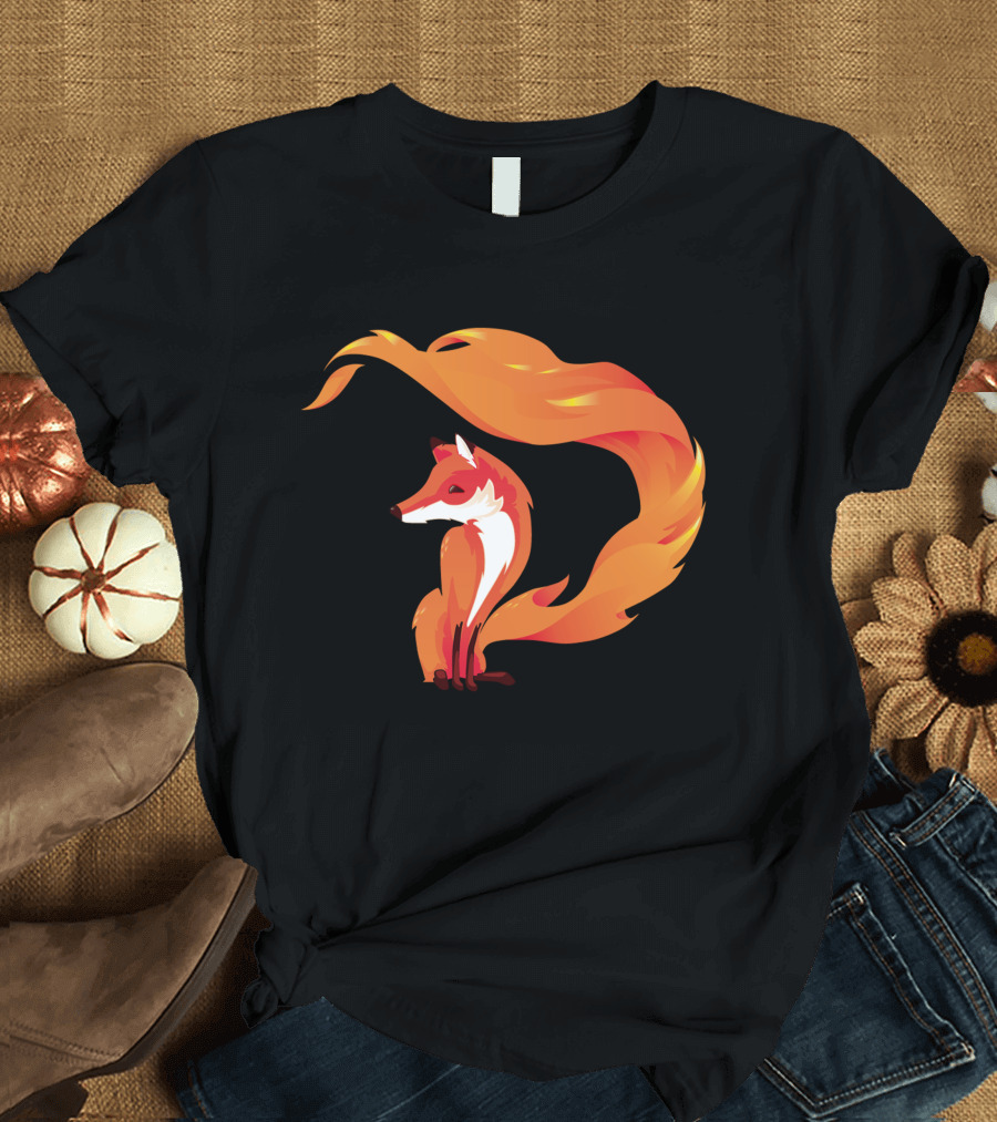 Fox with Flowing Tail T-Shirt