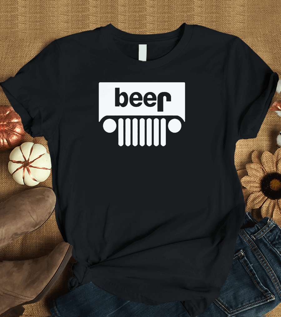 Beer Funny Jeeps Customs T-Shirt