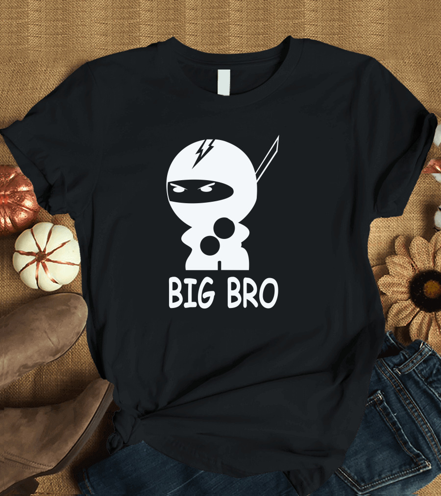 Big Bro Ninja Lightning Warrior T-Shirt