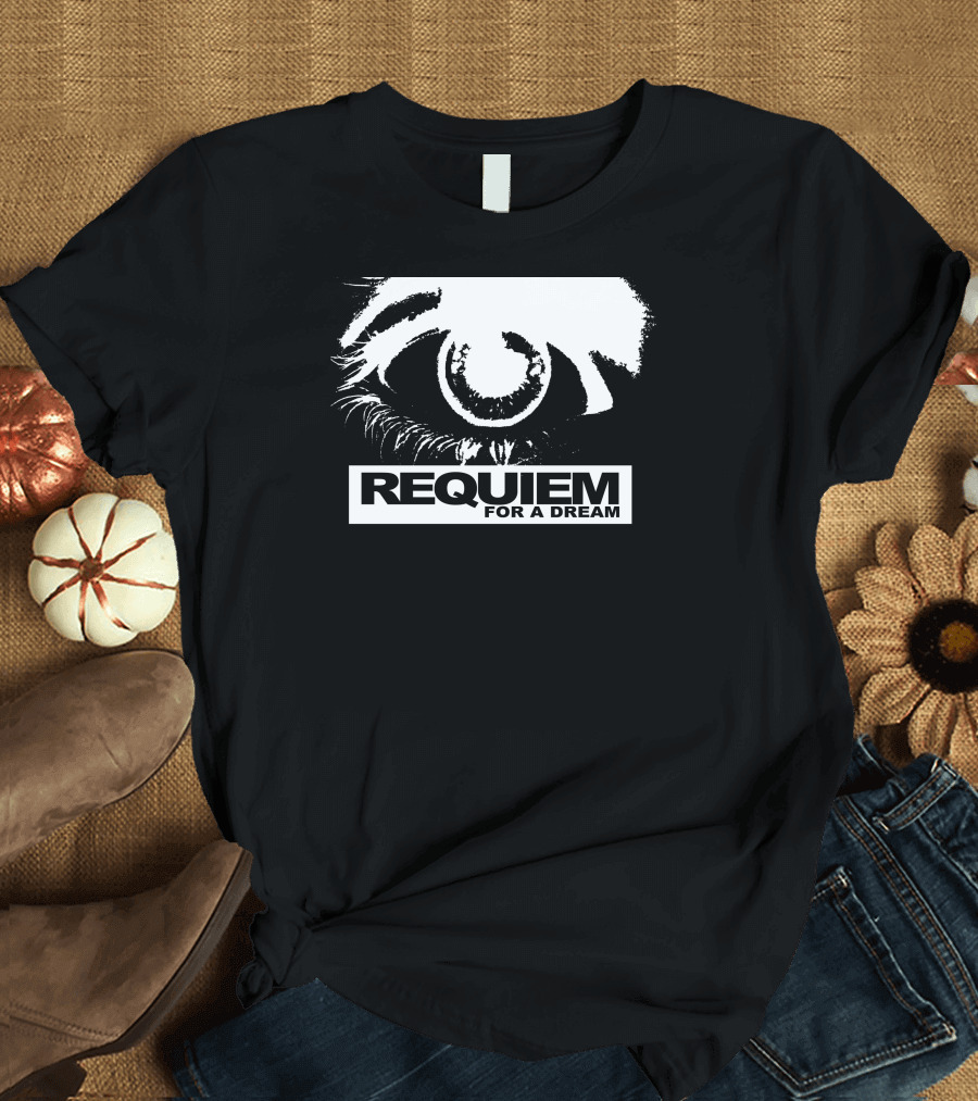 Requiem For A Dream Eye Monochrome T-Shirt