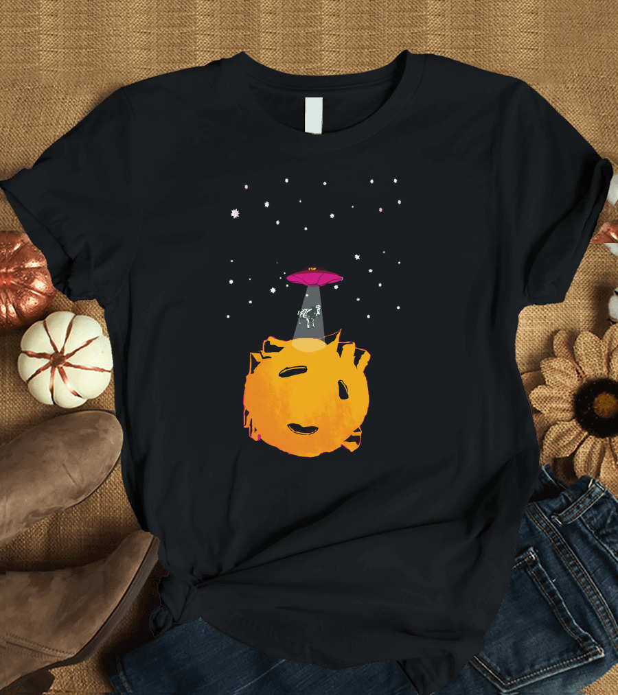 Block 33 Cowtripper UFO Abduction Space Exploration T-Shirt