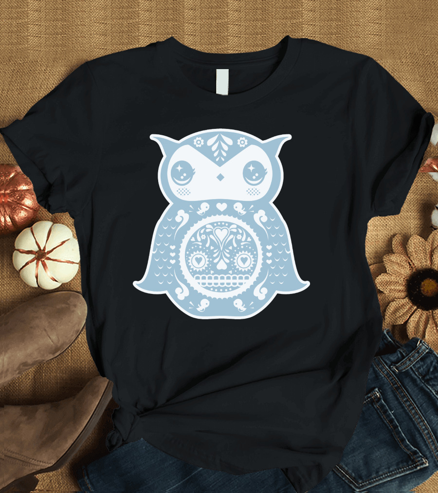 I Can Hoot Like An Owl Sugar Skull T-Shirt