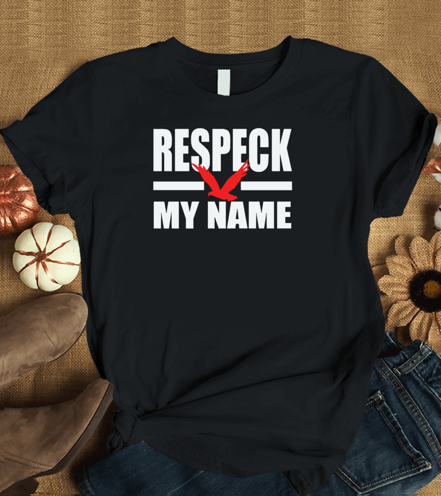 Respeck My Name Red Bird Wings T-Shirt