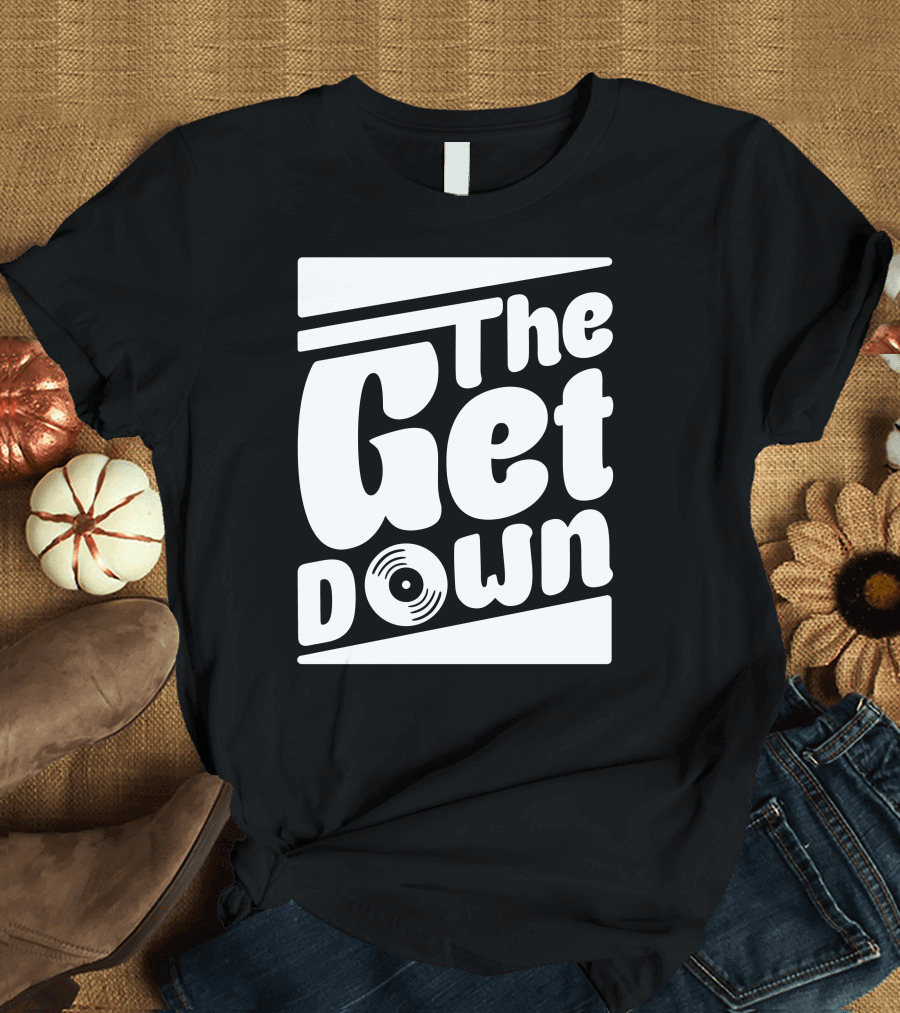 The Get Down Series Retro Vinyl Record T-Shirt