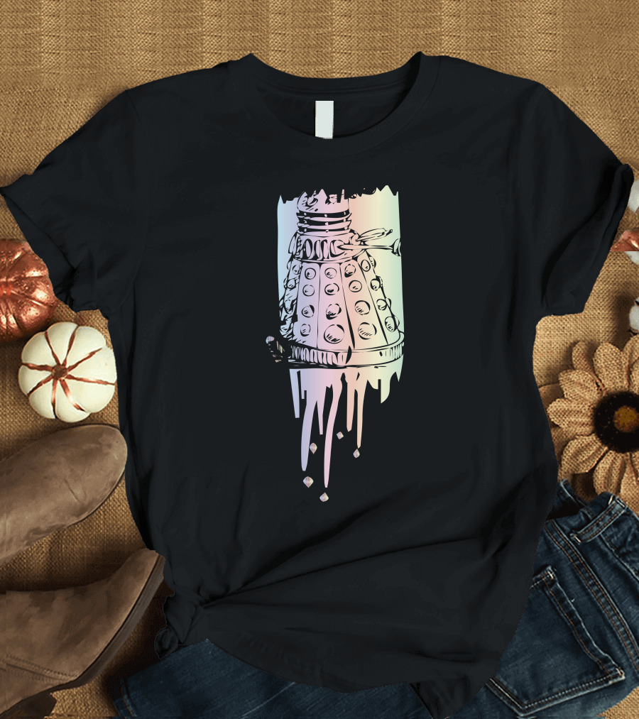 Color Dalek Pastel Drip T-Shirt