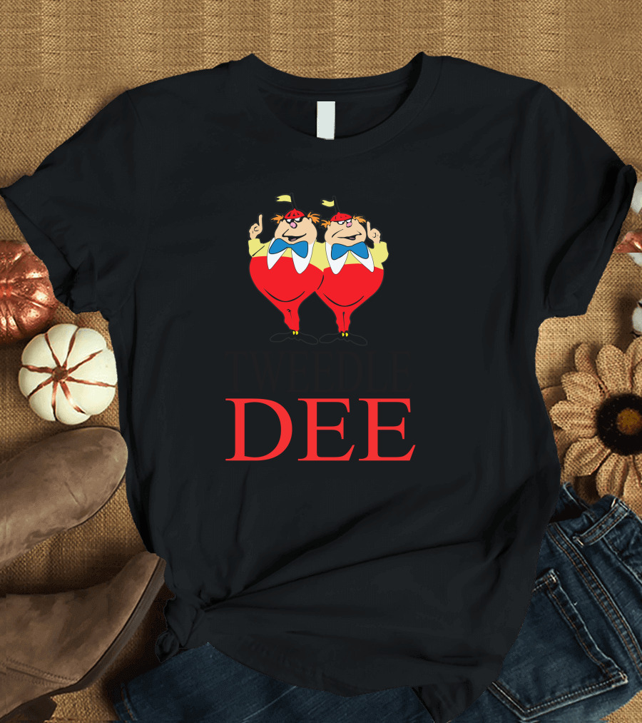 Tweedle Dee Twins Cartoon T-Shirt