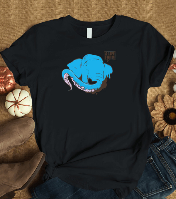 T-Shirt: Lifeform Elephant with Tentacle Trunk T-Shirt Lifeform Elephant with Tentacle Trunk T-Shirt