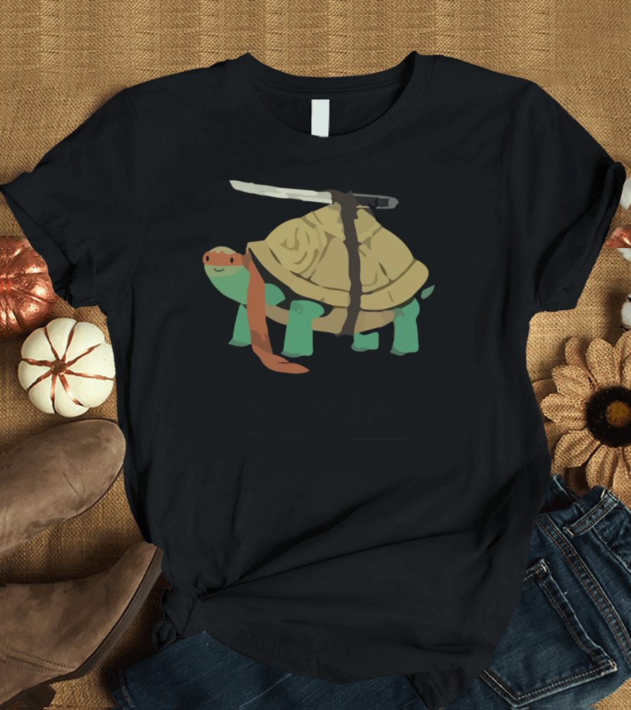 Ninja Turtle with Bandana and Sword T-Shirt