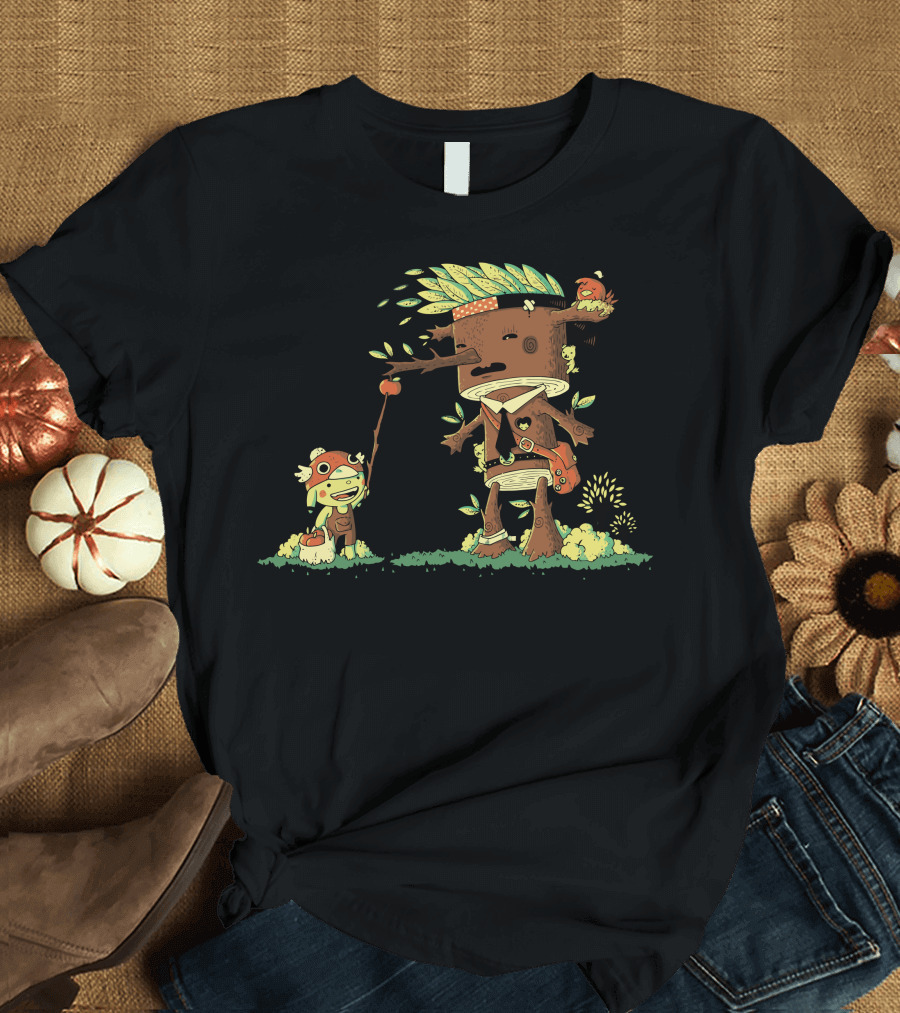 Me And Mr Wooden Mushroom Adventurers T-Shirt