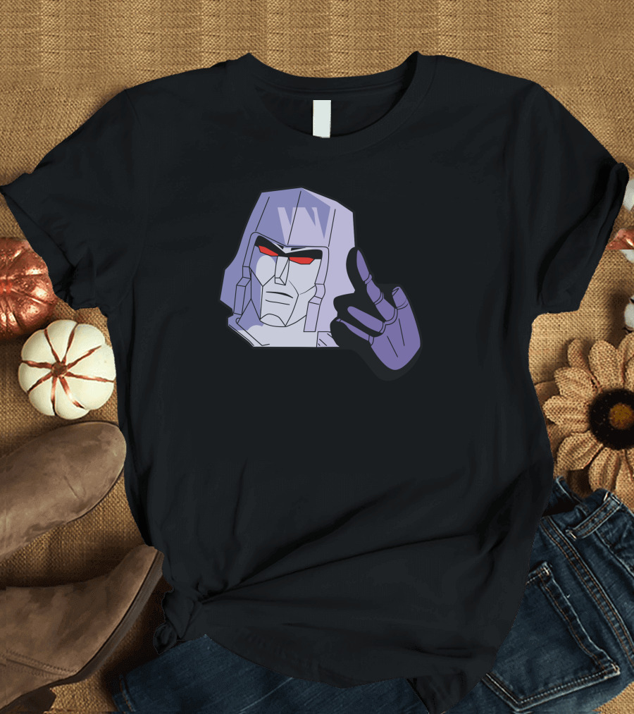 Megatron Flipped Off Gesture T-Shirt