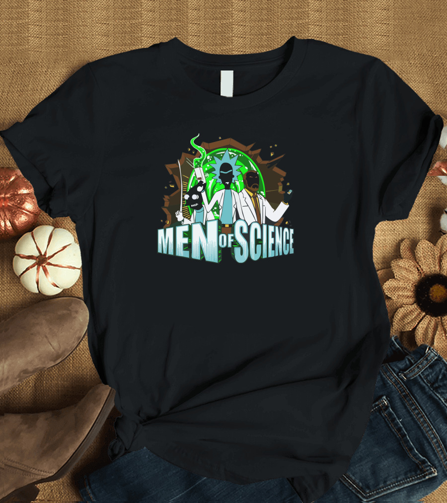 Men Of Science Portal Adventure Icons T-Shirt