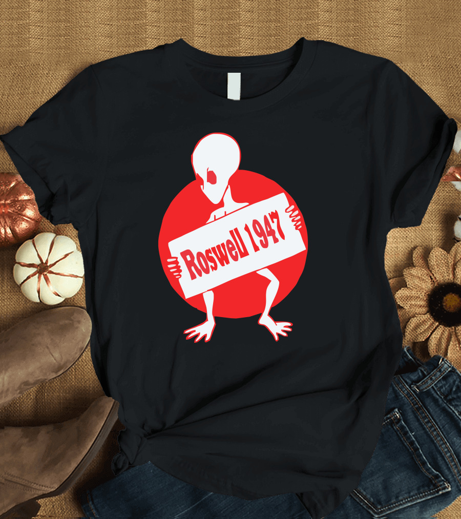 Roswell Alien Ufo Conspiracy 1947 T-Shirt