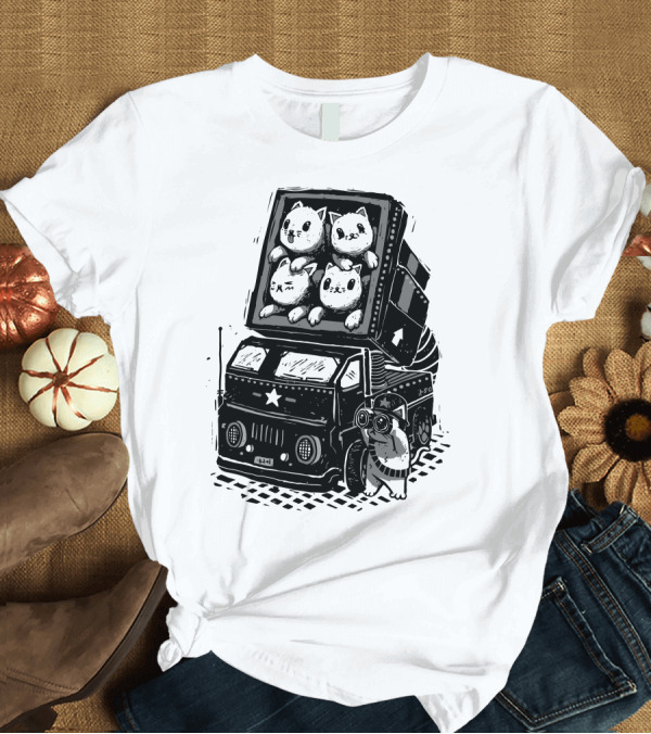 T-Shirt: Rocket Cats Space Mission Truck Adventure T-Shirt Rocket Cats Space Mission Truck Adventure T-Shirt