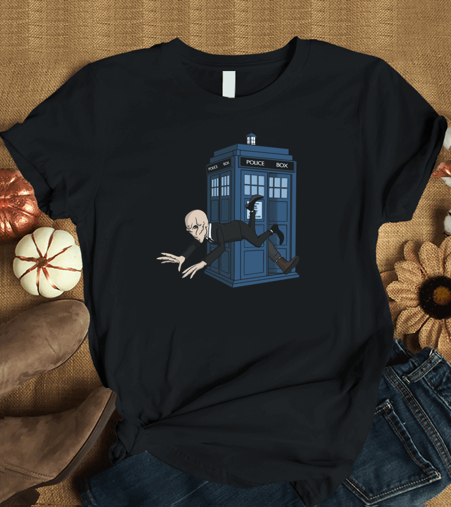 Doctor Who Silence Falls Police Box TARDIS T-Shirt