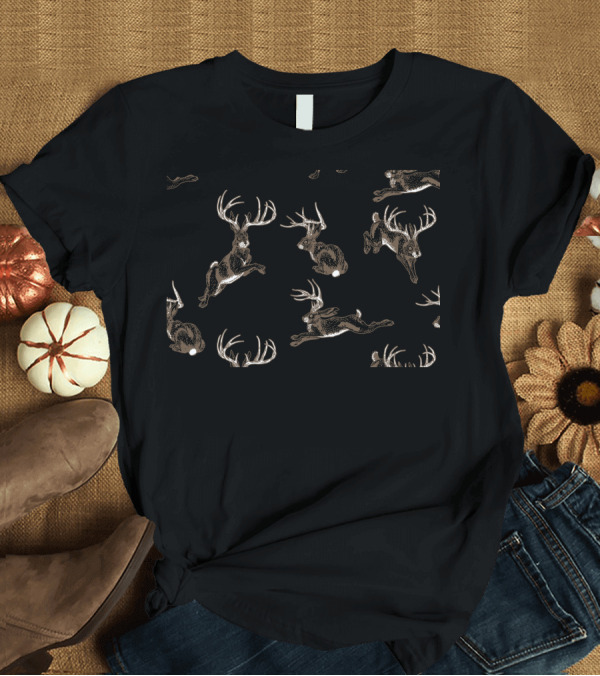 T-Shirt: Where The Jackalopes Play Jumping Creatures T-Shirt Where The Jackalopes Play Jumping Creatures T-Shirt