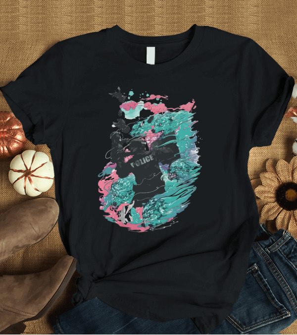 T-Shirt: Police Wolf Pack Swirl Wolfgang T-Shirt Police Wolf Pack Swirl Wolfgang T-Shirt