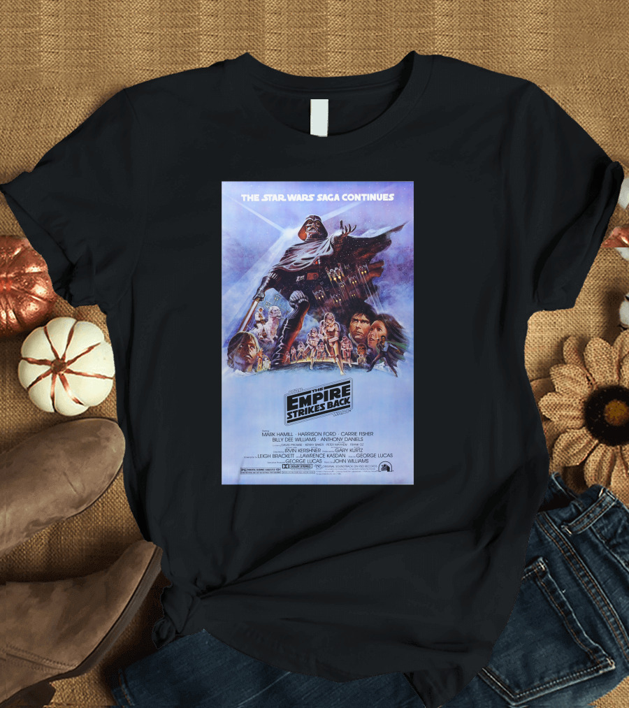 The Star Wars Saga Continues The Empire Strikes Back Original Movie T-Shirt