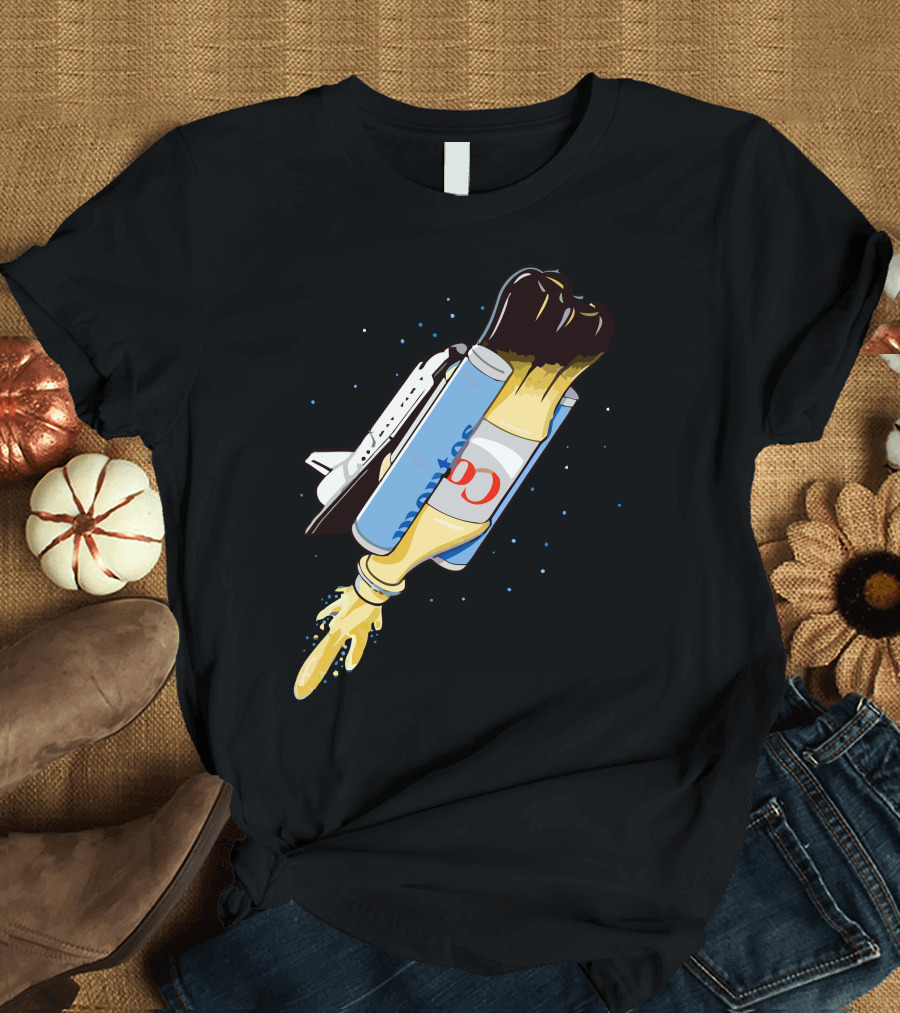 Launch Space Shuttle Popsicle Rocket Ride T-Shirt