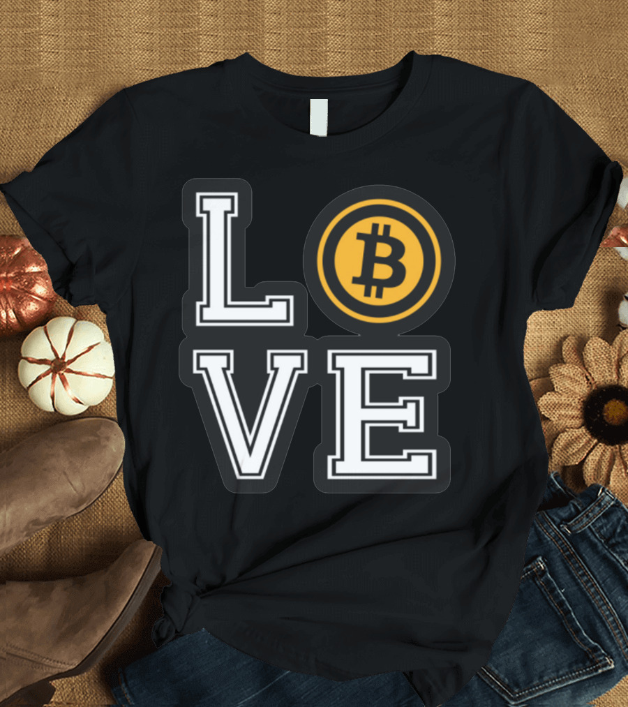 LOVE Bitcoin Iconic T-Shirt
