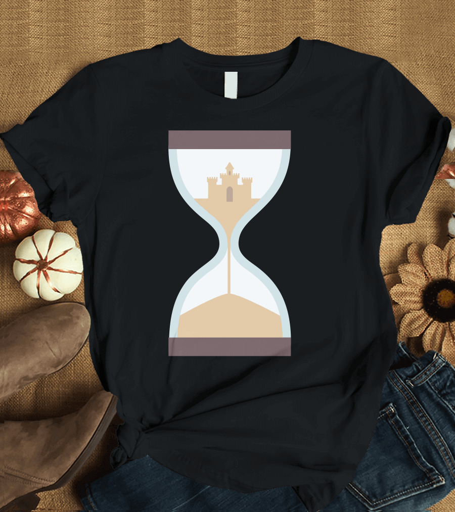 Play Time Castle Hourglass Sand Timer T-Shirt