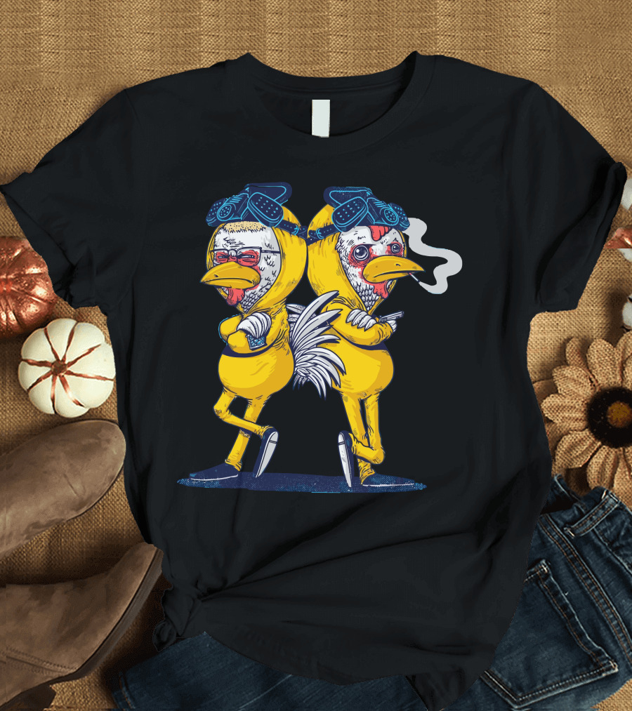 Breaking Bad Pollos Hermanos Chicken Suits Characters T-Shirt