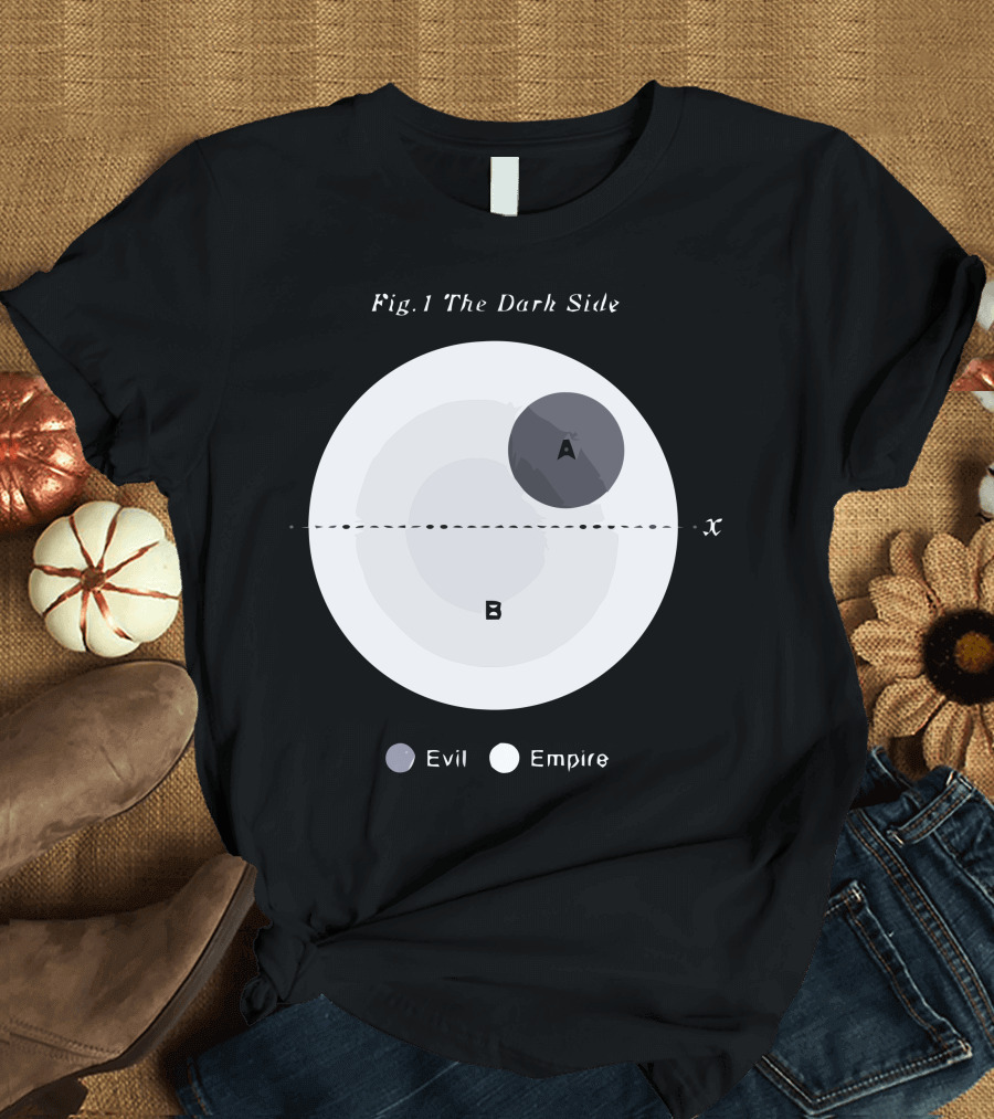 Fig.1 The Dark Side Evil Empire Diagram T-Shirt