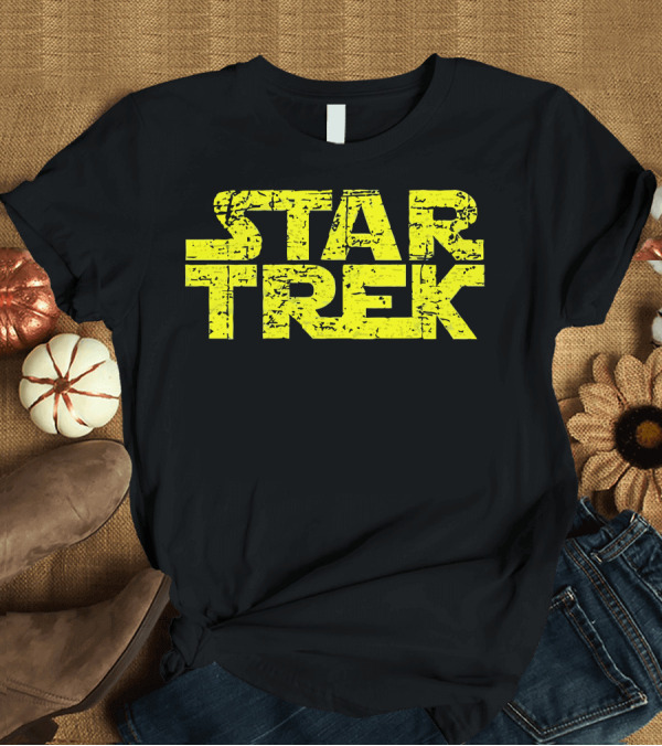 T-Shirt: Star Trek Text Yellow T-Shirt Star Trek Text Yellow T-Shirt