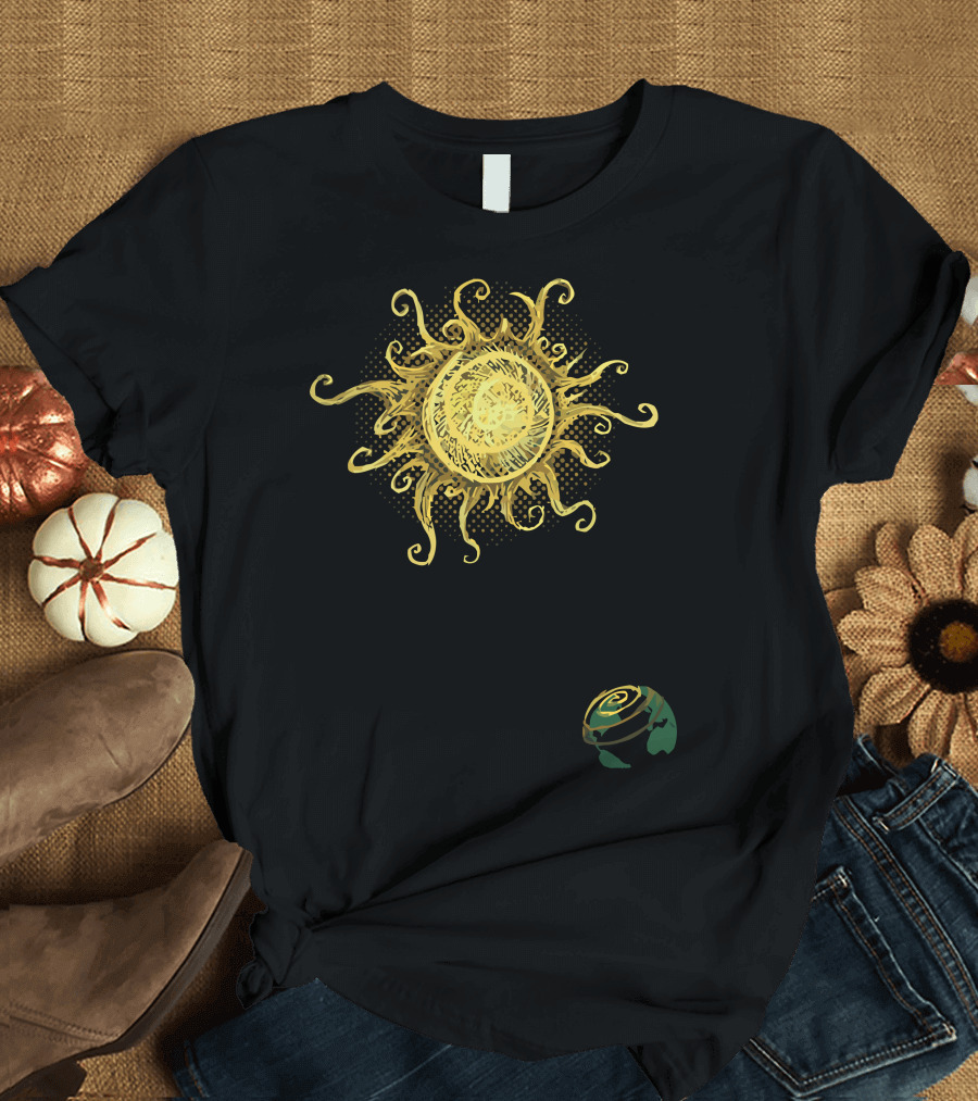 Starshine the Earth Says Hello Sun and Earth T-Shirt