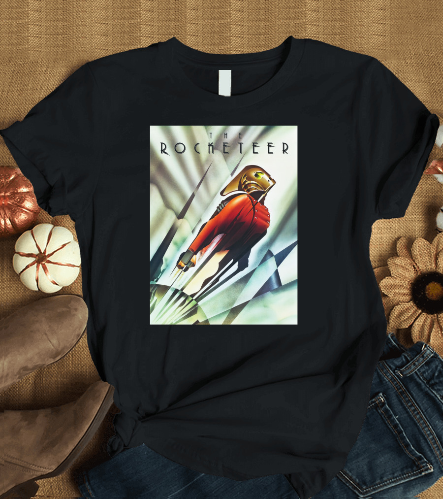 The Rocketeer Classic Movie Stylish Jetpack Adventure T-Shirt