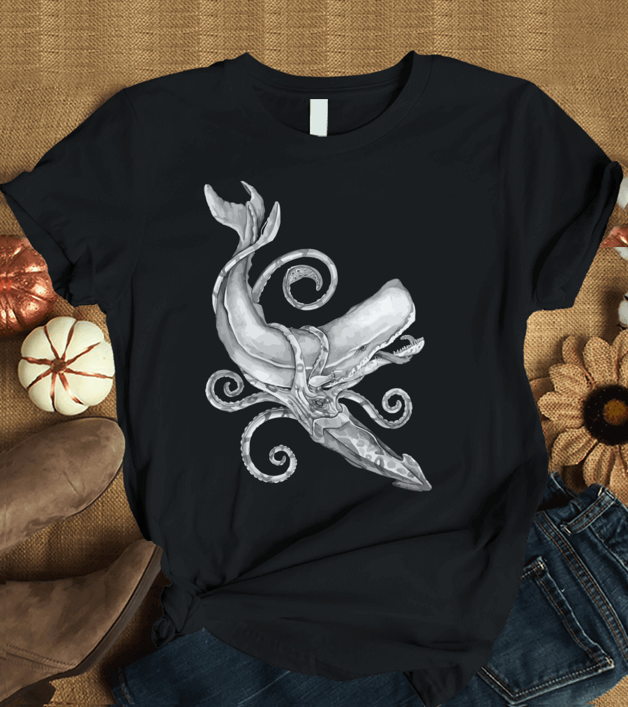 The Squid Vs Whale Showdown T-Shirt