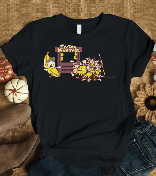 T-Shirt: Trouble with Frozen Bananas and Angry Monkeys at the Banana Stand T-Shirt Trouble with Frozen Bananas and Angry Monkeys at the Banana Stand T-Shirt