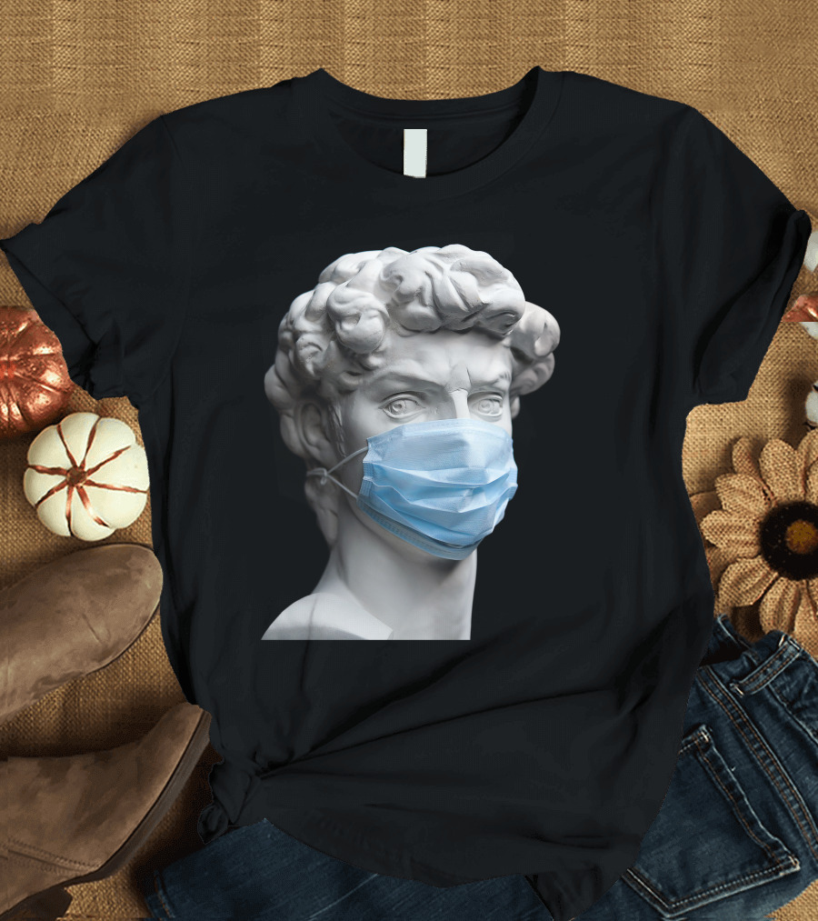 David Medical Mask Sculpture T-Shirt