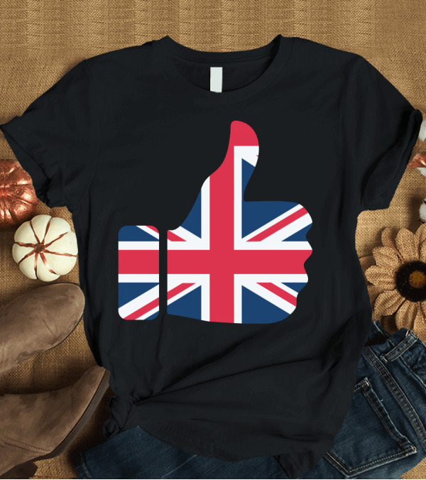 T-Shirt: England Like Thumbs Up Union Jack T-Shirt England Like Thumbs Up Union Jack T-Shirt