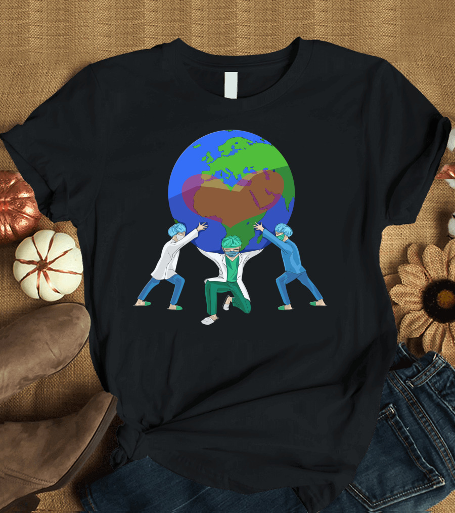 Health Heroes Lifting the World T-Shirt