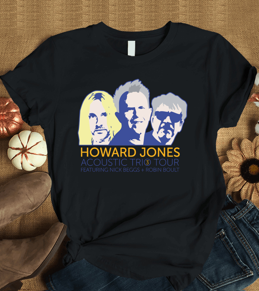 Howard Jones Acoustic Trio Tour Featuring Nick Beggs and Robin Boult T-Shirt