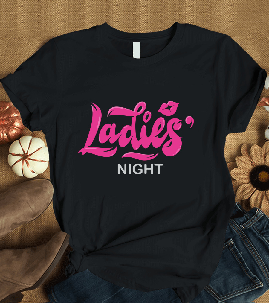 Ladies' Night Lips - Bachelorette Party T-Shirt
