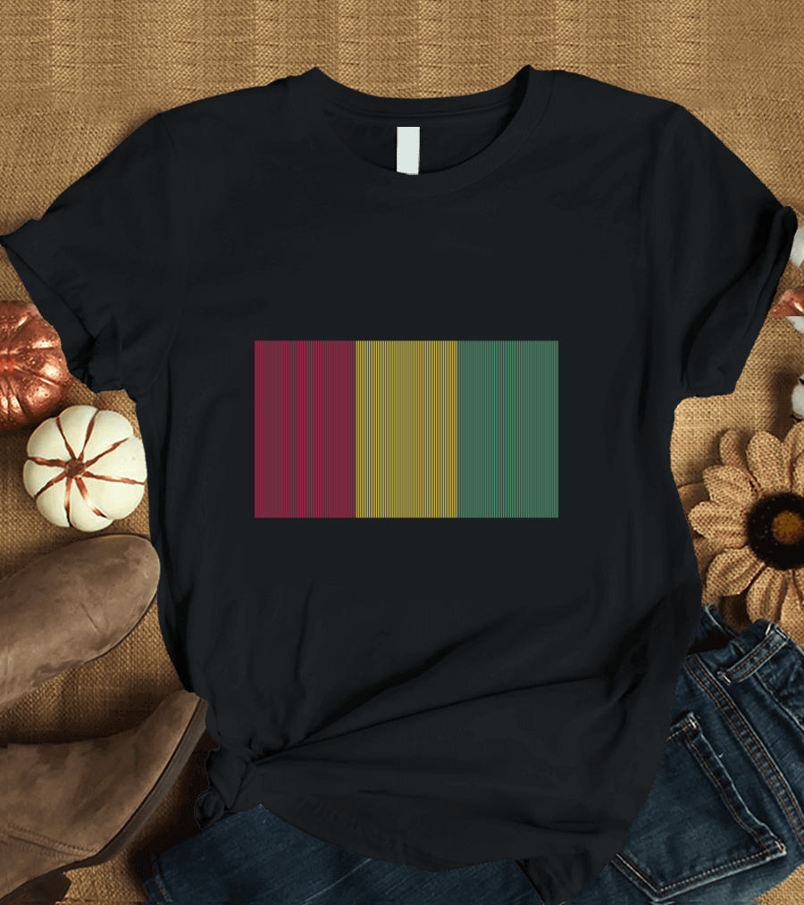 Guinea Flag Vertical Stripe T-Shirt