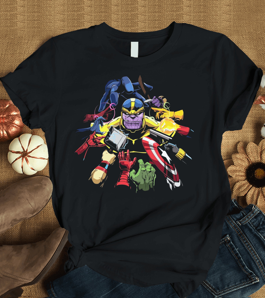 For A Drop Of Blood Thanos Avengers Infinity Gauntlet Showdown Clash T-Shirt