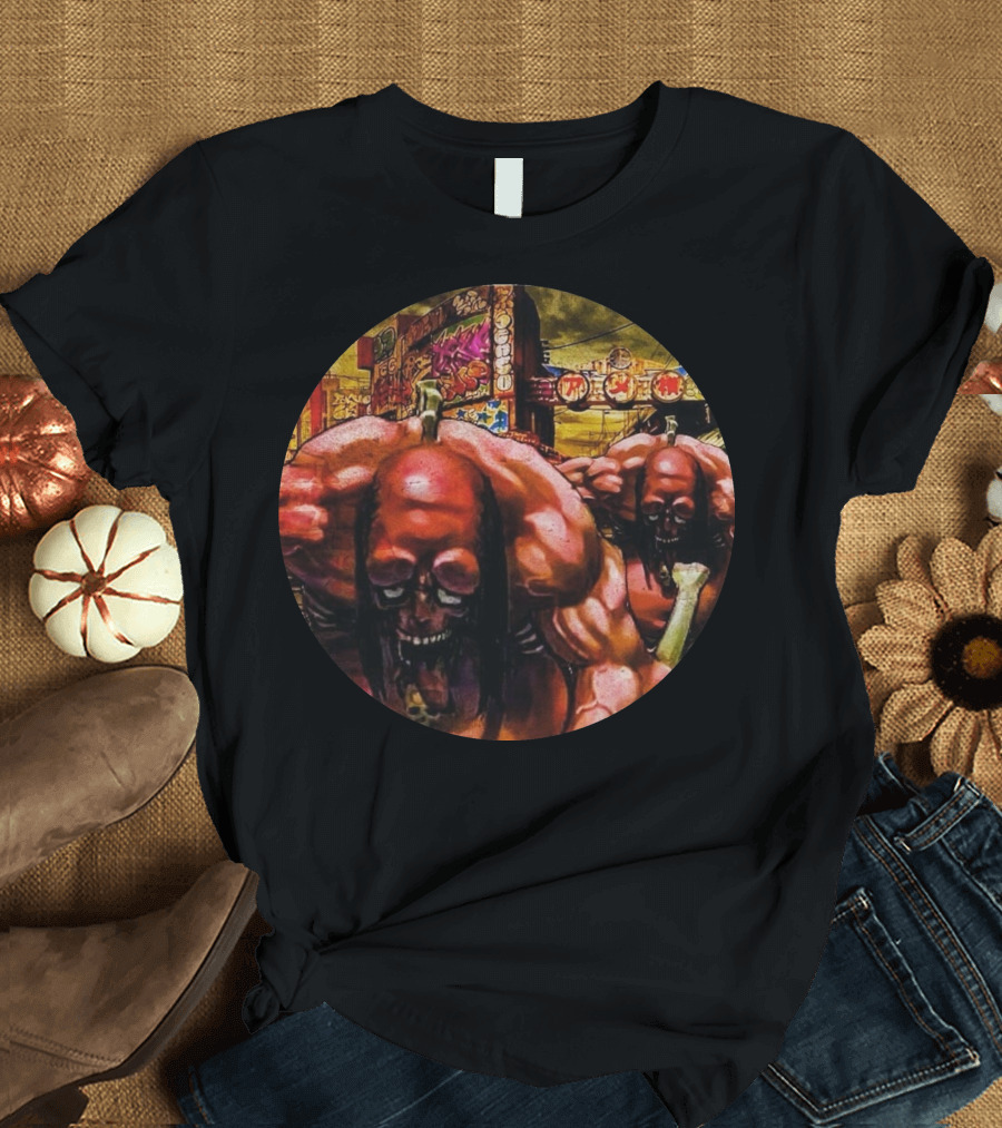 Tokyo Monsters Attack Neon Streets Japan T-Shirt