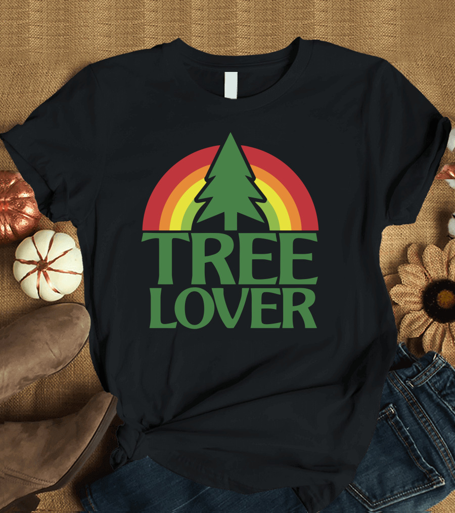 Tree Lover Rainbow Pine T-Shirt