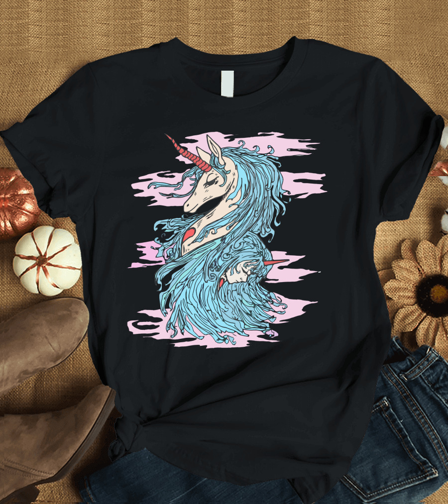 Unicorn Girls Dreamy Pastel Fantasy T-Shirt